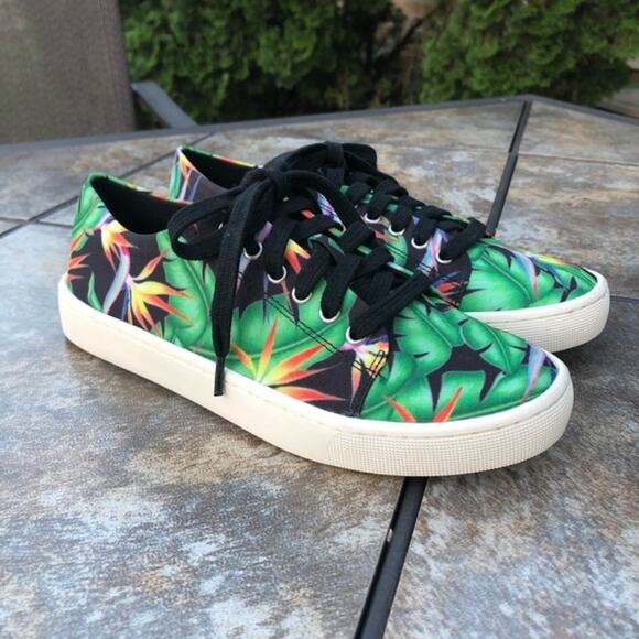 Loudmouth Kids Tropical Bora Bora Shane Sneaker Size 3 New - Picture 1 of 7